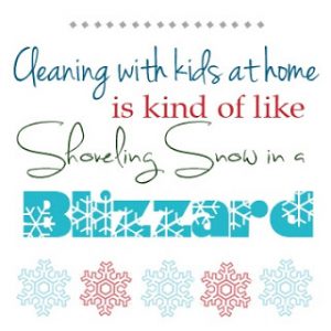 Cleaning with Kids