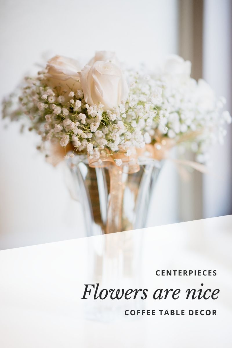 Baby's Breath vase or glass jar for your centrepice