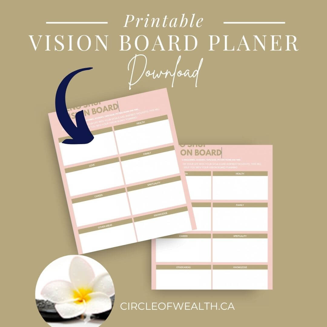 CIRCLEOFWEALTH VISION BOARD PLANNER