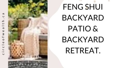 My Zen Feng Shui Back yard Patio Retreat