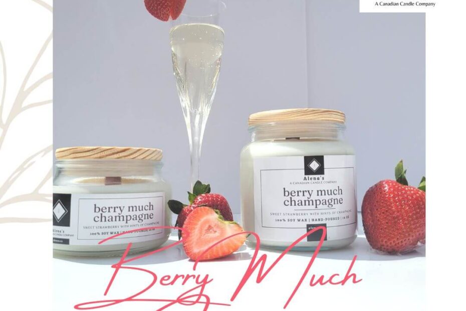 Berry Much Champagne Candles
