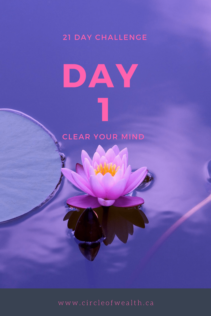 Day 1 Clear Your Mindset 